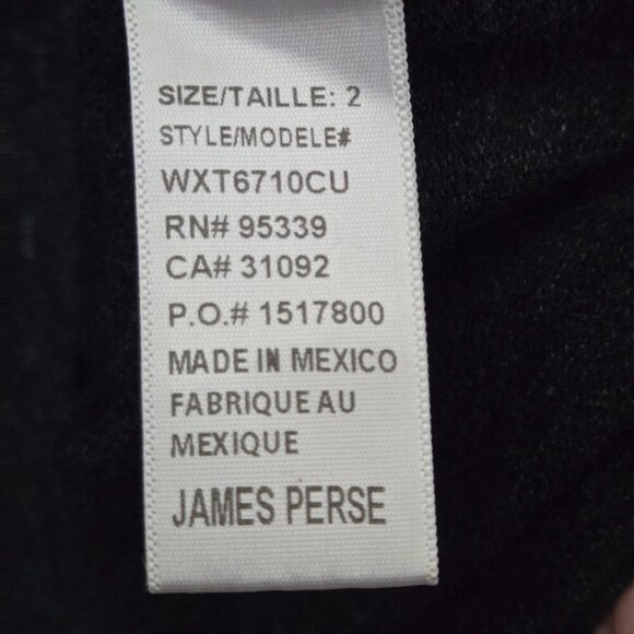 Standard James Perse Heathered Charcoal Cowl Neck Long Sleeve Bodycon Dress Size - Picture 6 of 8